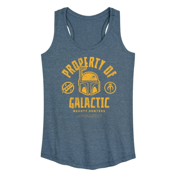 Star Wars - Property Of Galactic Bounty Hunters Women's Graphic Racerback Tank