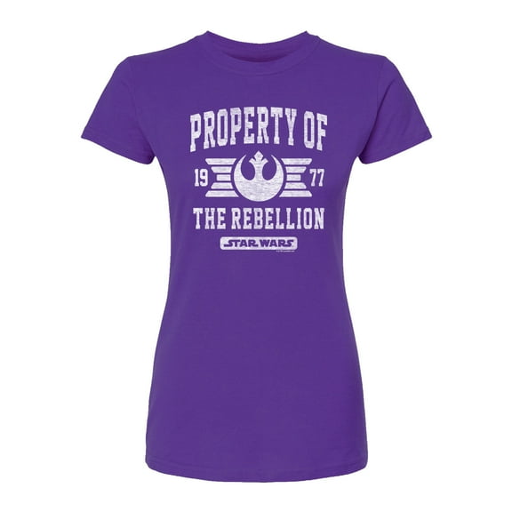 Star Wars - Property Of Rebellion - Juniors Fitted Tee
