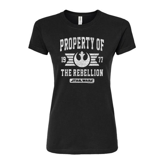 Star Wars - Property Of Rebellion - Juniors Fitted Tee