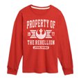 thumbnail image 1 of Star Wars - Property Of Rebellion - Toddler And Youth Long Sleeve Tee, 1 of 4