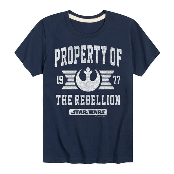 Star Wars - Property Of Rebellion - Toddler And Youth Short Sleeve Tee