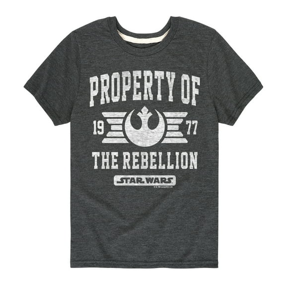 Star Wars - Property Of Rebellion - Toddler And Youth Short Sleeve Tee