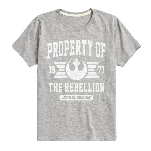 Star Wars - Property Of Rebellion - Toddler And Youth Short Sleeve Tee