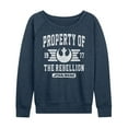 thumbnail image 1 of Star Wars - Property Of Rebellion - Women's French Terry Pullover Sweatshirt, 1 of 5