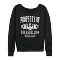 thumbnail image 1 of Star Wars - Property Of Rebellion - Women's French Terry Pullover Sweatshirt, 1 of 5