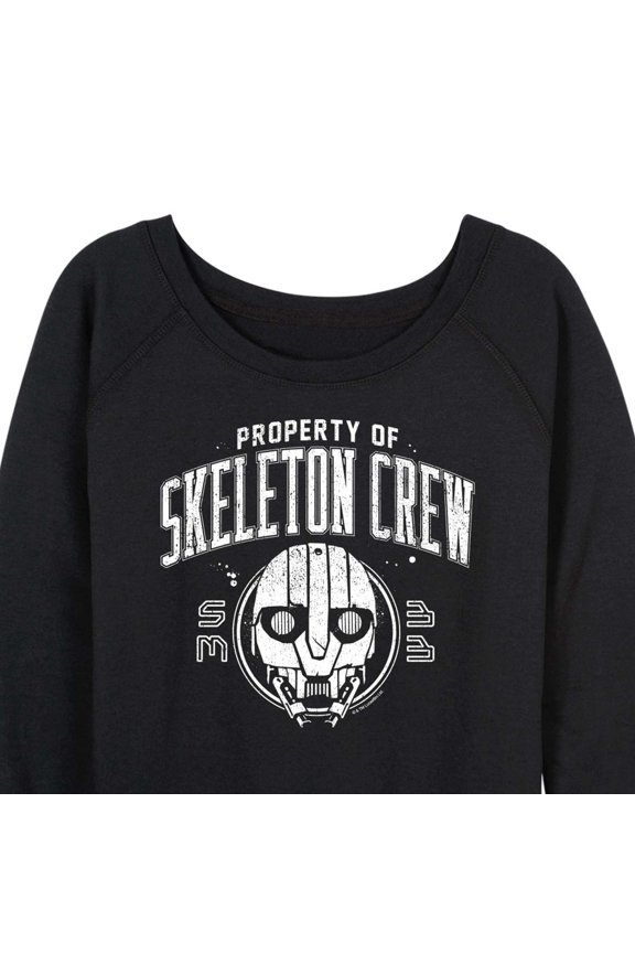 - Property Of Skeleton Crew - Women's French Terry Long Sleeve Pullover