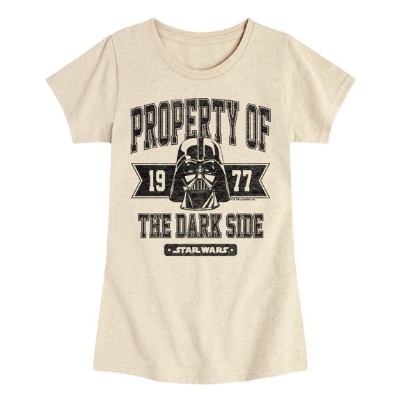Star Wars - Property Of The Dark Side - Toddler And Youth Girls Fitted Short Sleeve Tee