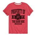 thumbnail image 1 of Star Wars - Property Of The Dark Side - Toddler And Youth Short Sleeve Tee, 1 of 5