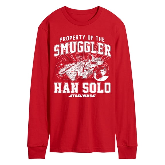 Star Wars - Property Of The Smuggler Han Solo - Men's Long Sleeve Tee