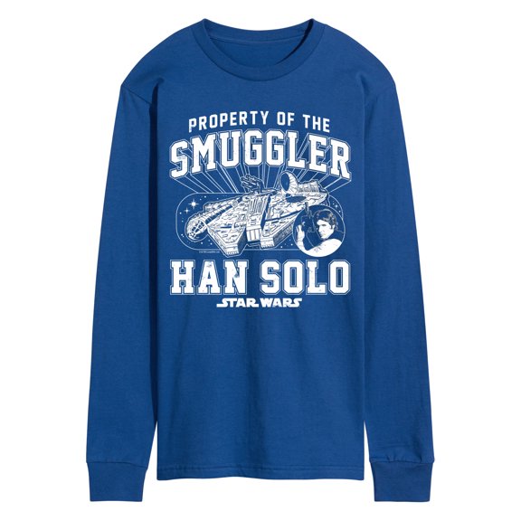 Star Wars - Property Of The Smuggler Han Solo - Men's Long Sleeve Tee