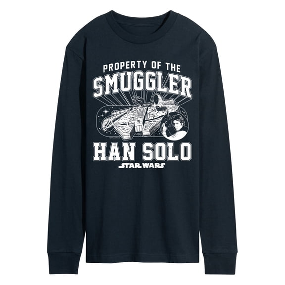 Star Wars - Property Of The Smuggler Han Solo - Men's Long Sleeve Tee