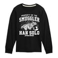 thumbnail image 1 of Star Wars - Property Of The Smuggler - Toddler And Youth Long Sleeve Tee, 1 of 4