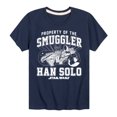 thumbnail image 1 of Star Wars - Property Of The Smuggler - Toddler And Youth Short Sleeve Tee, 1 of 4