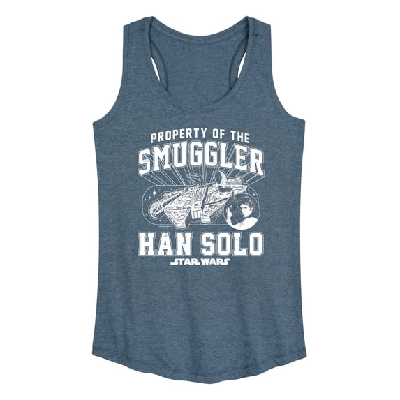 Star Wars - Property Of The Smuggler - Women's Racerback Graphic Tank