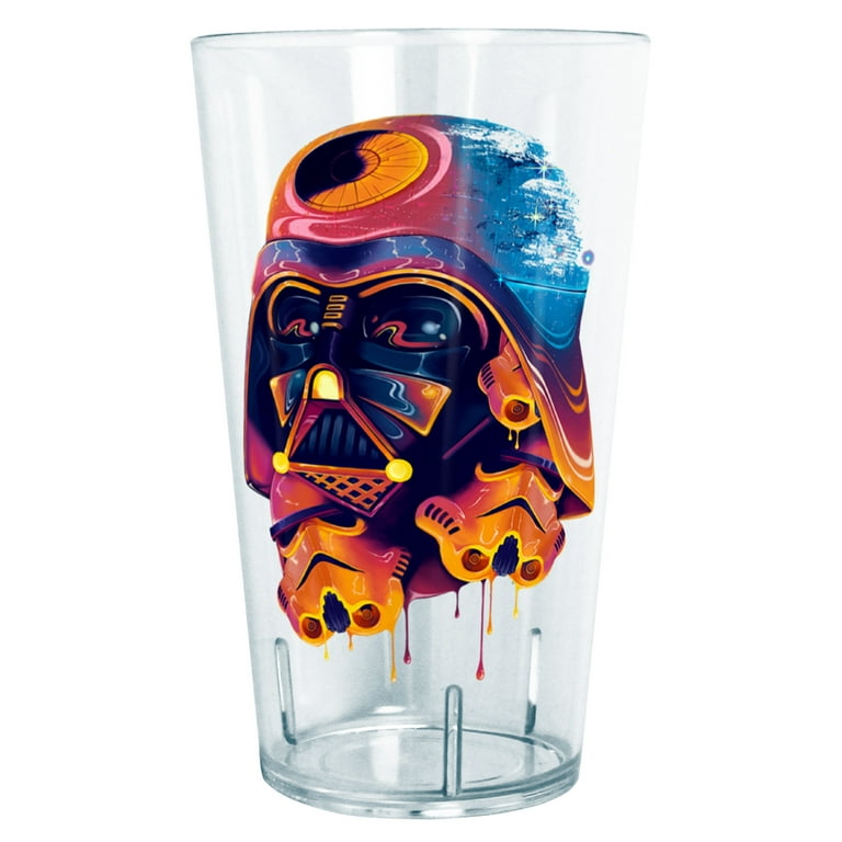 Star Wars Psychedelic Darth Vader Tritan Drinking Cup Clear 24 oz.
