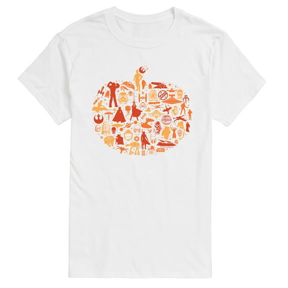 Star Wars - Halloween Pumpkin Silhouette - Men's Short Sleeve Graphic T-Shirt