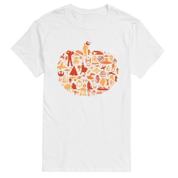 Star Wars - Halloween Pumpkin Silhouette - Men's Short Sleeve Graphic T-Shirt
