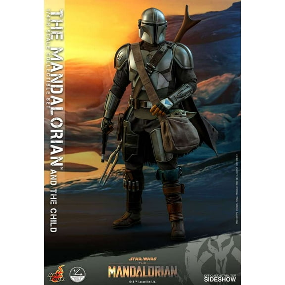 Star Wars Quarter Scale The Mandalorian & Child Collectible Figure (Regular Version)