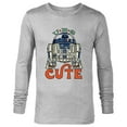 thumbnail image 1 of Star Wars R2-D2 Artoo-Deetoo Droid U-R-2 CUTE - Long Sleeve T-Shirt for Men - Customized-Athletic Heather, 1 of 5