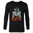 thumbnail image 1 of Star Wars R2-D2 Artoo-Deetoo Droid U-R-2 CUTE - Long Sleeve T-Shirt for Men - Customized-Black, 1 of 5