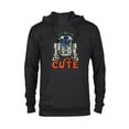 thumbnail image 1 of Star Wars R2-D2 Artoo-Deetoo Droid U-R-2 CUTE - Pullover Hoodie for Adults - Customized-Black, 1 of 5