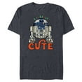 thumbnail image 1 of Star Wars R2-D2 Artoo-Deetoo Droid U-R-2 CUTE - Short Sleeve Blended T-Shirt for Adults - Customized-Navy Heather, 1 of 5