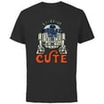 thumbnail image 1 of Star Wars R2-D2 Artoo-Deetoo Droid U-R-2 CUTE - Short Sleeve Cotton T-Shirt for Adults - Customized-Black, 1 of 5