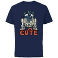thumbnail image 1 of Star Wars R2-D2 Artoo-Deetoo Droid U-R-2 CUTE - Short Sleeve Cotton T-Shirt for Adults - Customized-Navy, 1 of 5