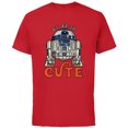 thumbnail image 1 of Star Wars R2-D2 Artoo-Deetoo Droid U-R-2 CUTE - Short Sleeve Cotton T-Shirt for Adults - Customized-Red, 1 of 5