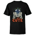 thumbnail image 1 of Star Wars R2-D2 Artoo-Deetoo Droid U-R-2 CUTE - Short Sleeve T-Shirt for Kids - Customized-Black, 1 of 5