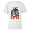 thumbnail image 1 of Star Wars R2-D2 Artoo-Deetoo Droid U-R-2 CUTE - Short Sleeve T-Shirt for Kids - Customized-White, 1 of 5