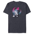thumbnail image 1 of Star Wars R2-D2 Astromech Droid Rebel Alliance Starbird- Short Sleeve Blended T-Shirt for Adults - Customized-Navy Heather, 1 of 5