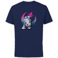 thumbnail image 1 of Star Wars R2-D2 Astromech Droid Rebel Alliance Starbird- Short Sleeve Cotton T-Shirt for Adults - Customized-Navy, 1 of 5
