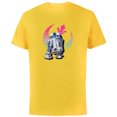 thumbnail image 1 of Star Wars R2-D2 Astromech Droid Rebel Alliance Starbird- Short Sleeve Cotton T-Shirt for Adults - Customized-Yellow, 1 of 5