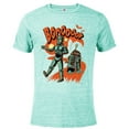 thumbnail image 1 of Star Wars R2-D2 & C-3PO Monster Droids BOOOOOOP Halloween - Short Sleeve Blended T-Shirt for Adults - Customized-Celadon Snow Heather, 1 of 5