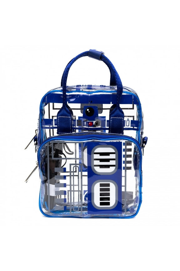 R2-D2 Clear Light-Up Crossbody Bag with Handles