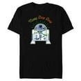 thumbnail image 1 of Star Wars R2-D2 Droid Cute Christmas Holiday Merry Beep Boop - Short Sleeve Blended T-Shirt for Adults - Customized-Black, 1 of 5