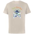 thumbnail image 1 of Star Wars R2-D2 Droid Cute Christmas Holiday Merry Beep Boop - Short Sleeve Cotton T-Shirt for Adults - Customized-Natural, 1 of 5