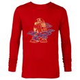 thumbnail image 1 of Star Wars R2-D2 Droid In the Clouds - Long Sleeve T-Shirt for Men - Customized-New Red, 1 of 5
