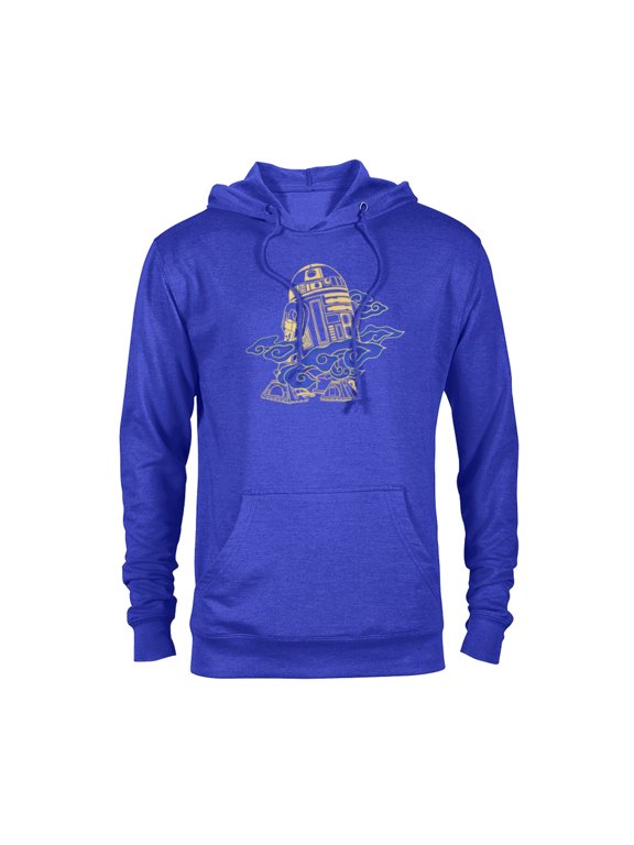 R2-D2 Droid In the Clouds - Pullover Hoodie for Adults - Customized-Royal Heather