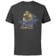 thumbnail image 1 of Star Wars R2-D2 Droid In the Clouds - Short Sleeve Cotton T-Shirt for Adults - Customized-Charcoal, 1 of 5