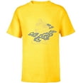 thumbnail image 1 of Star Wars R2-D2 Droid In the Clouds - Short Sleeve T-Shirt for Kids - Customized-Yellow, 1 of 2