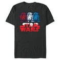 thumbnail image 1 of Star Wars R2-D2 Droid + Logo in Red White & Blue USA America - Short Sleeve Blended T-Shirt for Adults - Customized-Dark Heather, 1 of 5