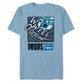 thumbnail image 1 of Star Wars R2-D2 Droids Have More Fun - Short Sleeve Blended T-Shirt for Adults - Customized-Ocean Blue, 1 of 5