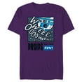 thumbnail image 1 of Star Wars R2-D2 Droids Have More Fun - Short Sleeve Blended T-Shirt for Adults - Customized-Purple, 1 of 5