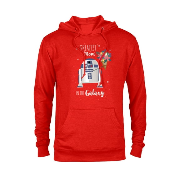 Star Wars R2-D2 Greatest Mom in the Galaxy Mother's Day - Pullover Hoodie for Adults - Customized-Red