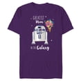 thumbnail image 1 of Star Wars R2-D2 Greatest Mom in the Galaxy Mother's Day - Short Sleeve Blended T-Shirt for Adults - Customized-Purple, 1 of 5