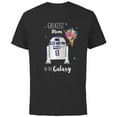 thumbnail image 1 of Star Wars R2-D2 Greatest Mom in the Galaxy Mother's Day - Short Sleeve Cotton T-Shirt for Adults - Customized-Black, 1 of 5