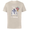 thumbnail image 1 of Star Wars R2-D2 Greatest Mom in the Galaxy Mother's Day - Short Sleeve Cotton T-Shirt for Adults - Customized-Natural, 1 of 5