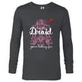 thumbnail image 1 of Star Wars R2-D2 I’m the Droid You’re Looking For Valentine - Long Sleeve T-Shirt for Men - Customized-Charcoal Heather, 1 of 5